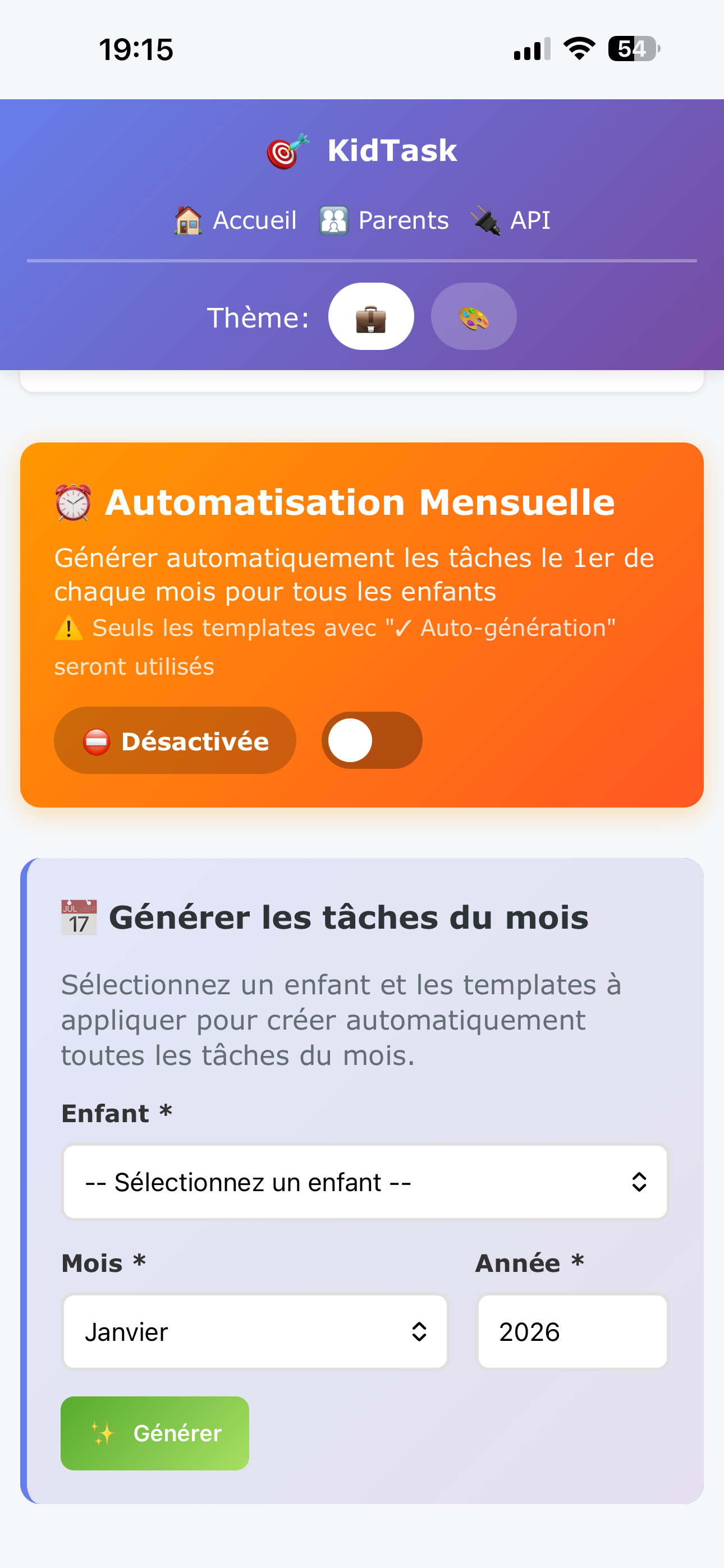 Interface Parents